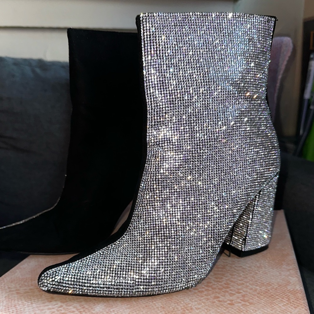 Rhinestone boots